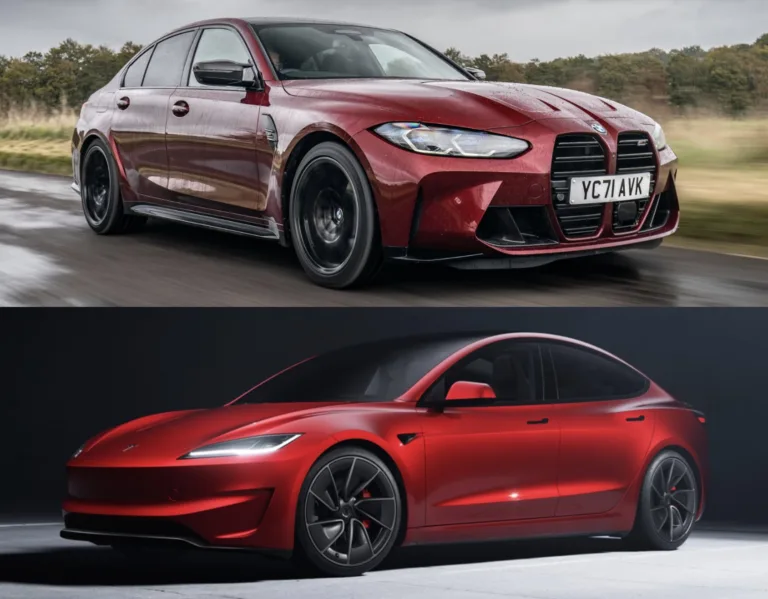 Tesla Model 3 Performance vs BMW M3 Competition xDrive: A Duel of Titans