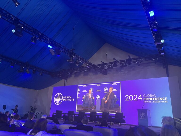 Future perspectives during his interview at the Milken Institute (+ video)
