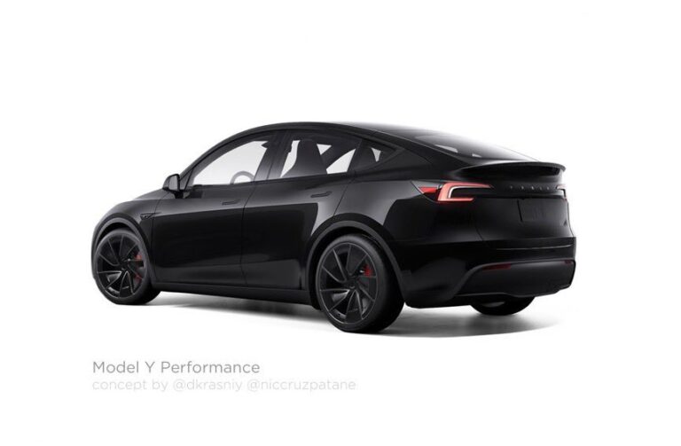 Here is a possible rendering of the Tesla Model Y Juniper