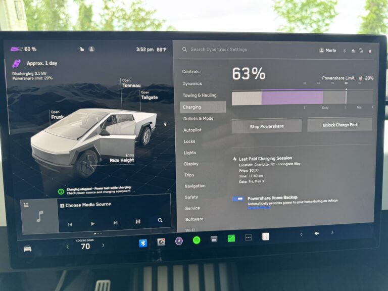 A new Powershare feature inaugurates V2G
