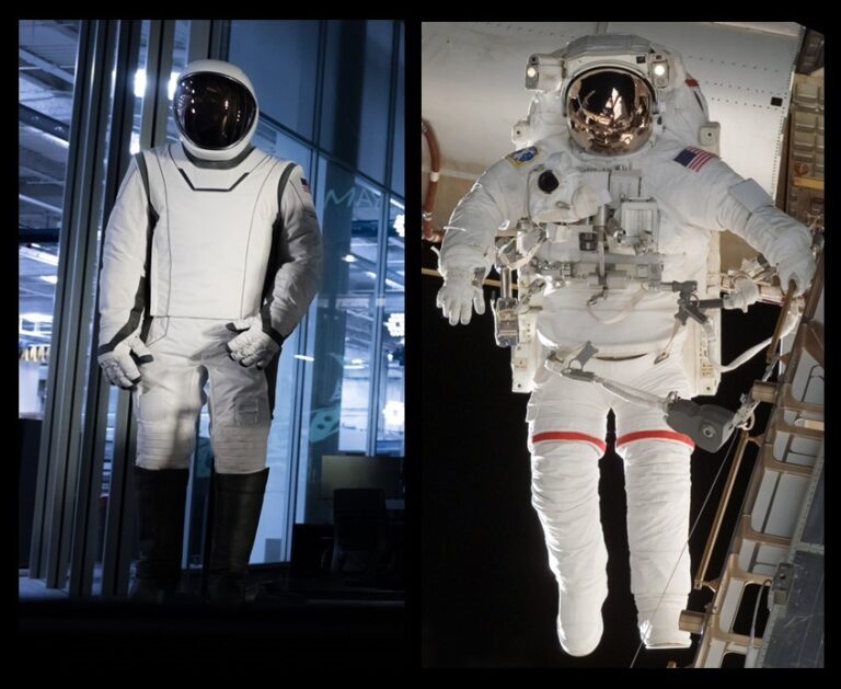 Here is the new spacesuit unveiled by SpaceX
