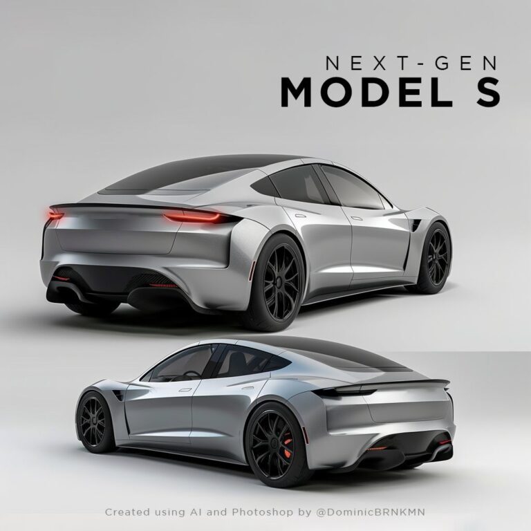 Futuristic Design of Next-Gen Tesla Model S Enthralls Automobile
