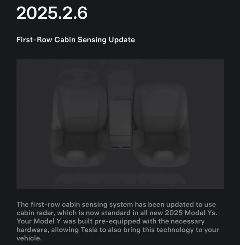 How Tesla’s Revived Cabin Radar Enhances Vehicle Safety and Experience