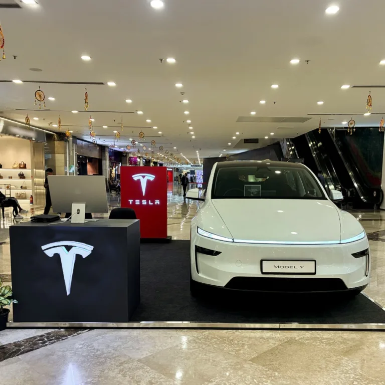 Experience the Future of Driving with Tesla Model Y at Ambience Mall, Gurugram